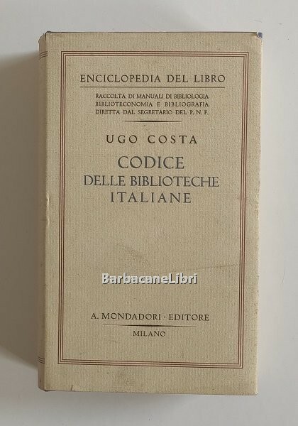 Codice delle biblioteche italiane