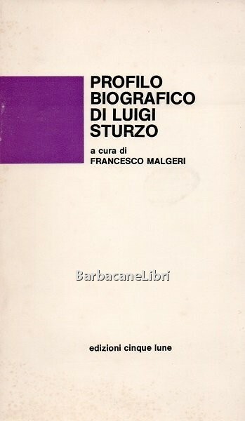 Profilo biografico di Luigi Sturzo