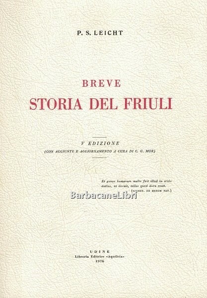 Breve storia del Friuli