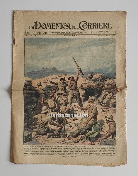 La Domenica del Corriere. Anno 43, numero 37. 14 settembre …