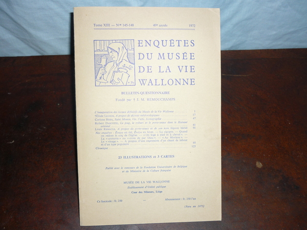 Enquêtes du Musée de la Vie Wallonne