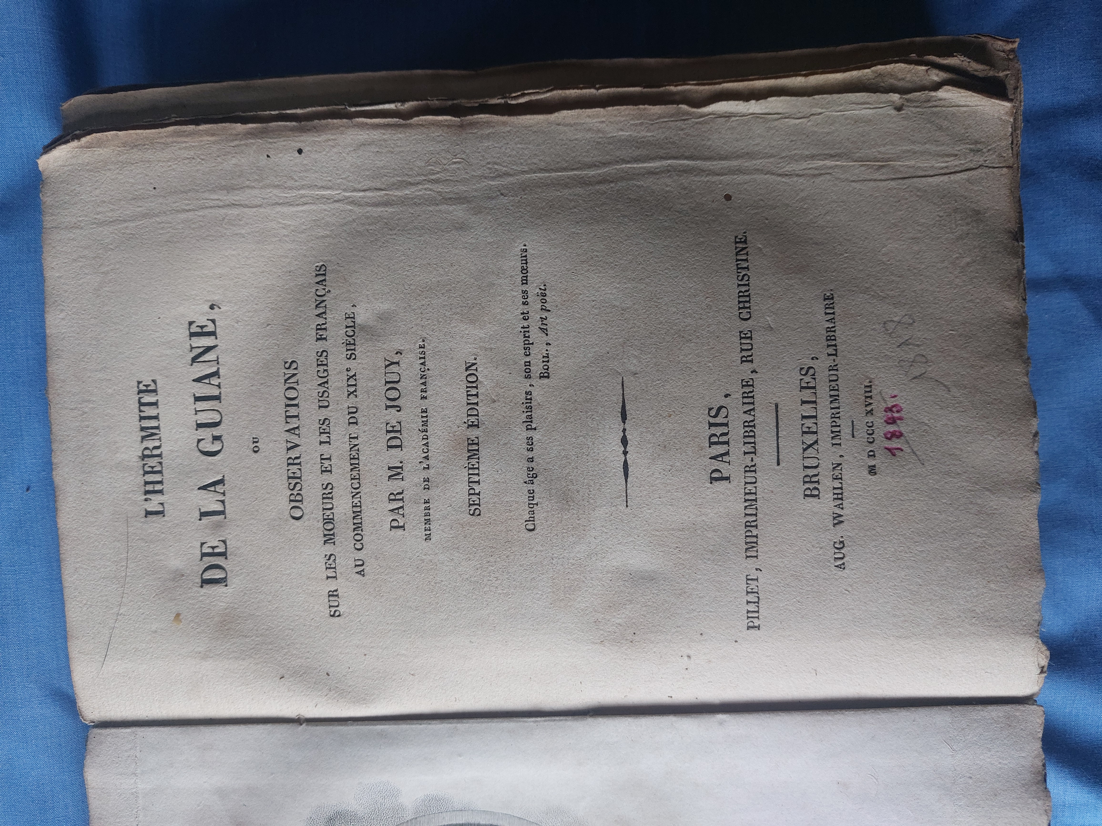 L'hermite de la Guiane ou observations sur les moeurs et …
