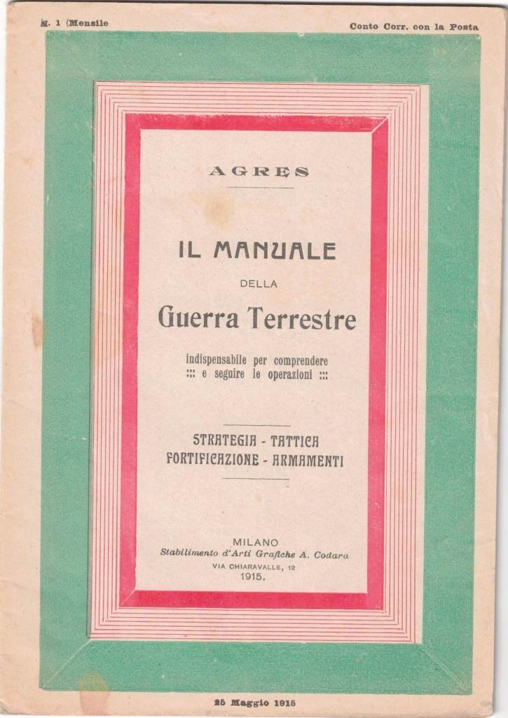 Agres, Il manuale della guerra terrestre