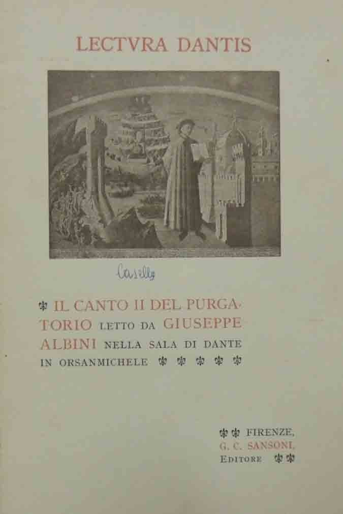 Albini, Il Canto II del Purgatorio letto nella Sala di …