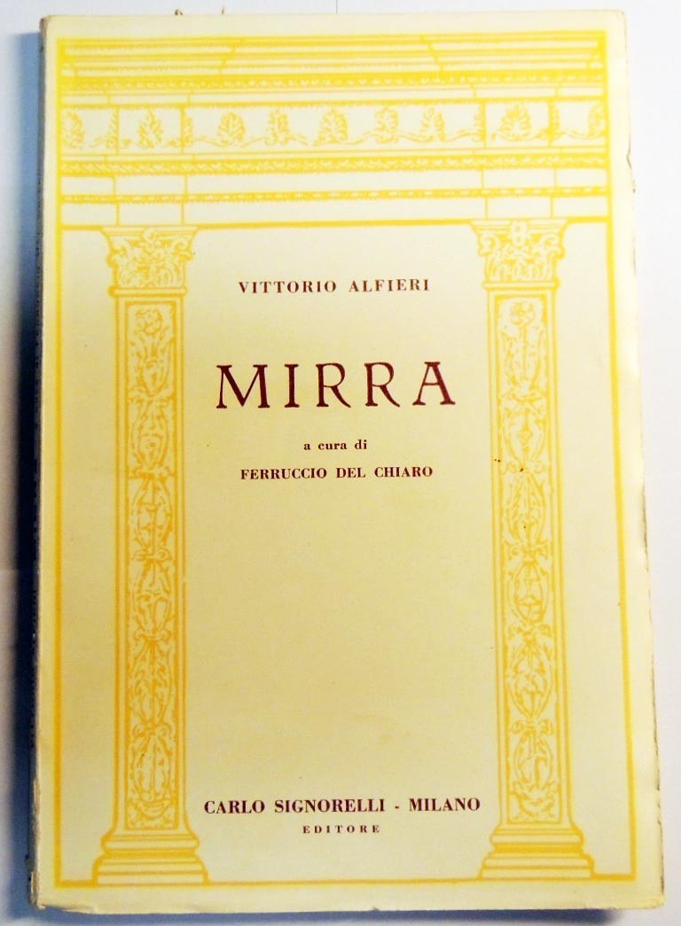 Alfieri, Mirra, a cura di Del Chiaro