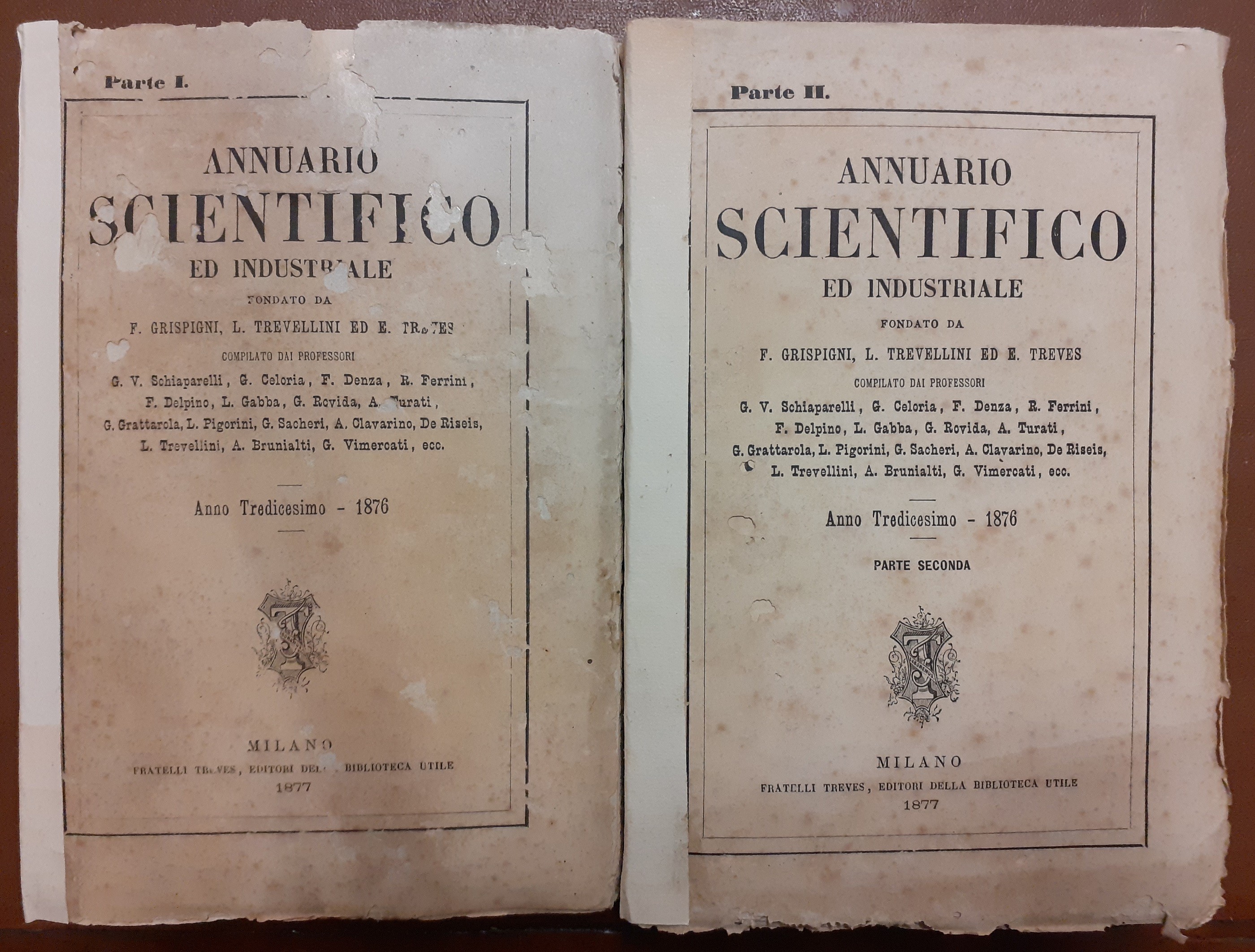 Annuario scientifico ed industriale, a. XIII, 1876, pt. I e …