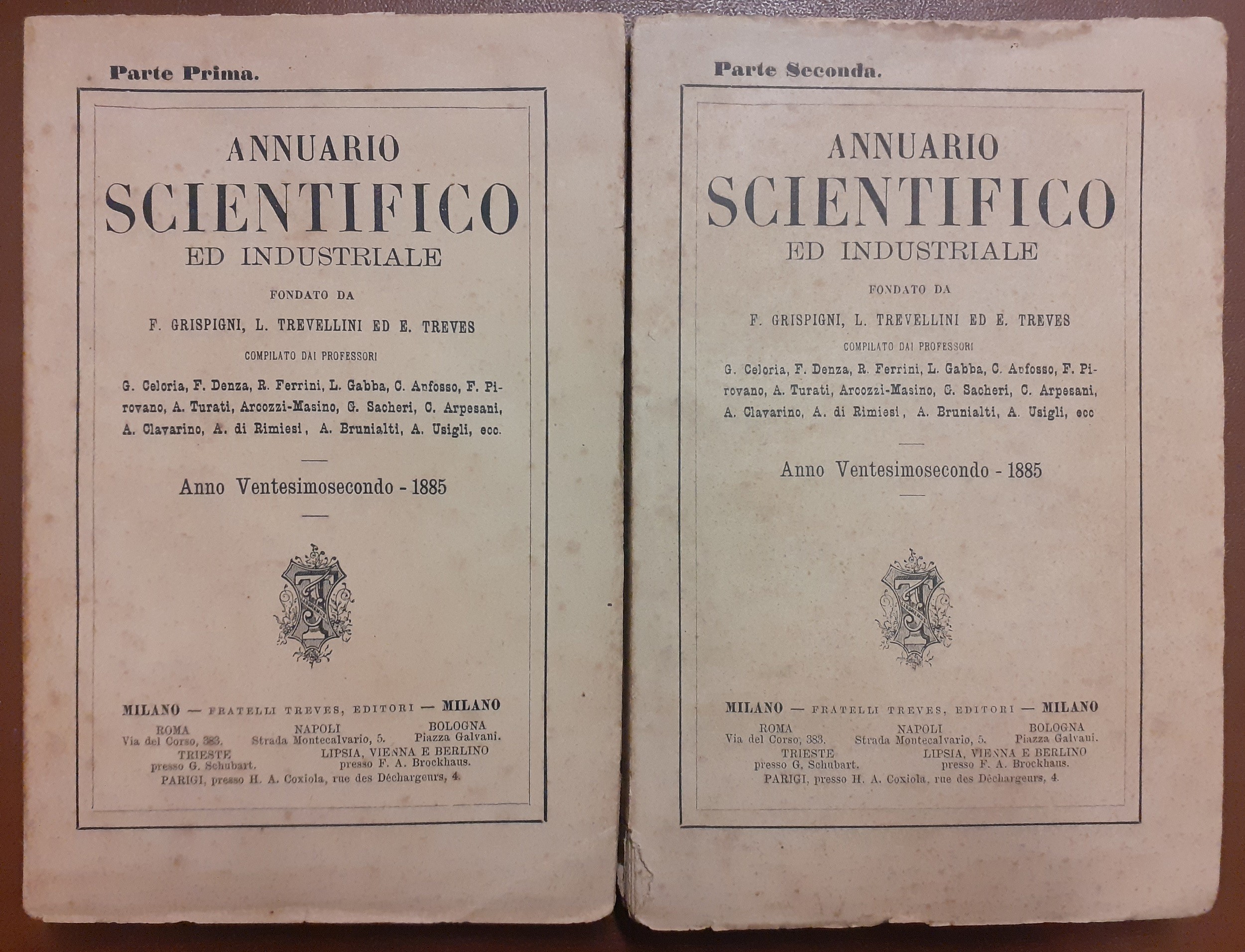 Annuario scientifico ed industriale, a. XXII, 1885, pt. I e …