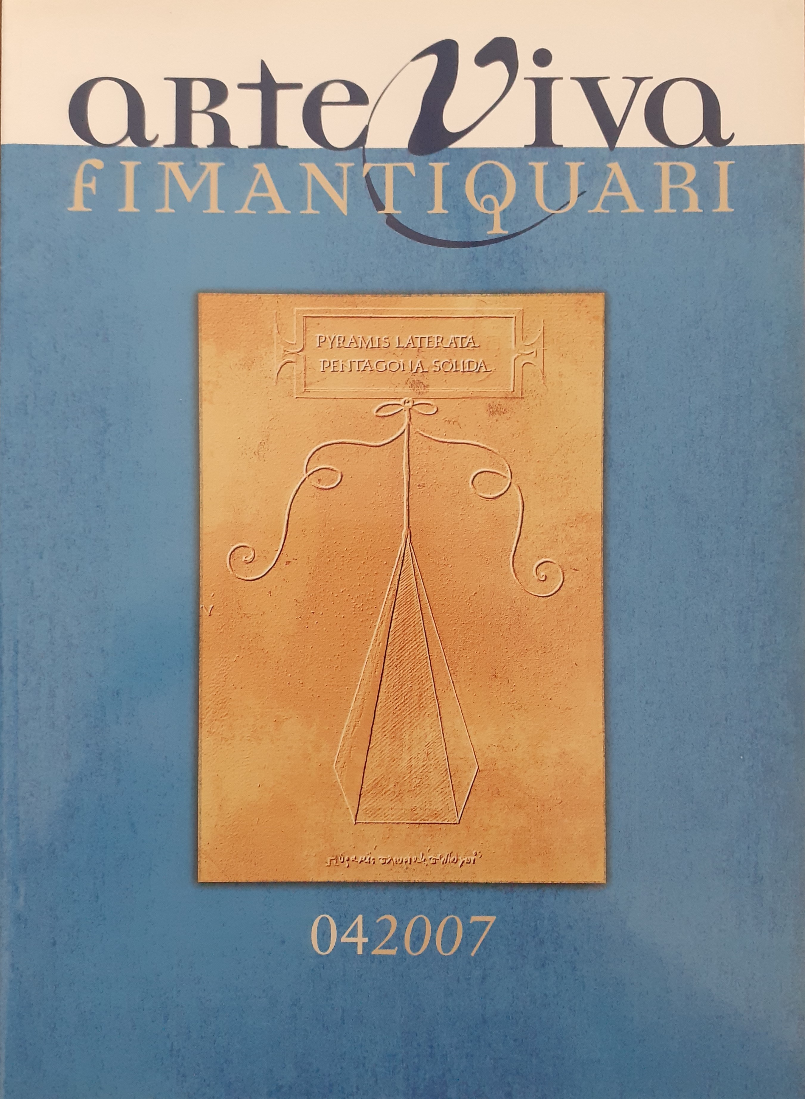 Arte Viva Fimantiquari, n. 4 (34), 2007