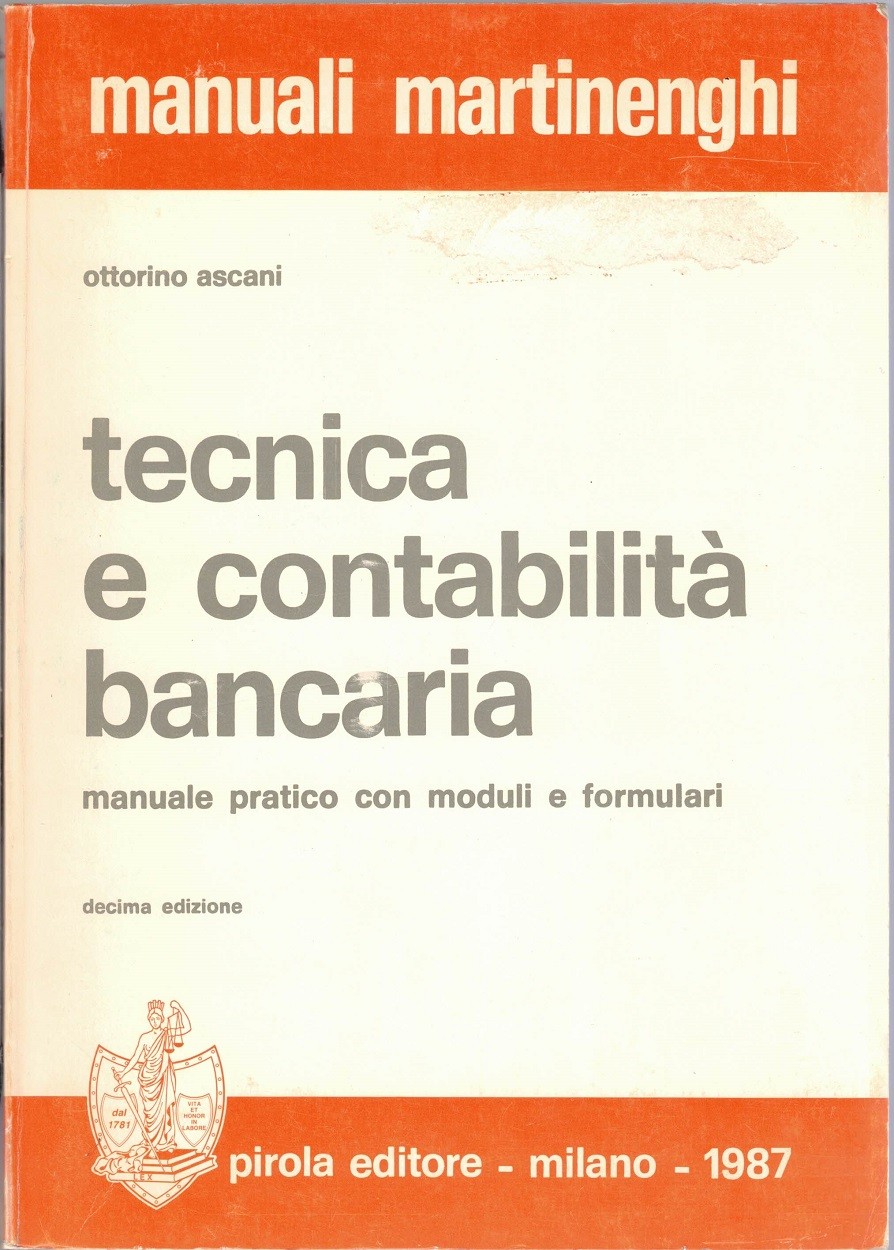 Ascani, Tecnica e contabilità bancaria