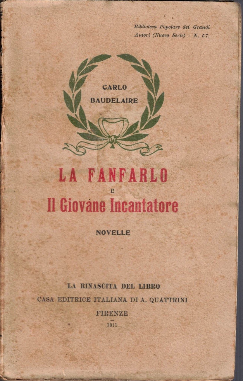 Baudelaire, La Fanfarlo e Il giovane incantatore