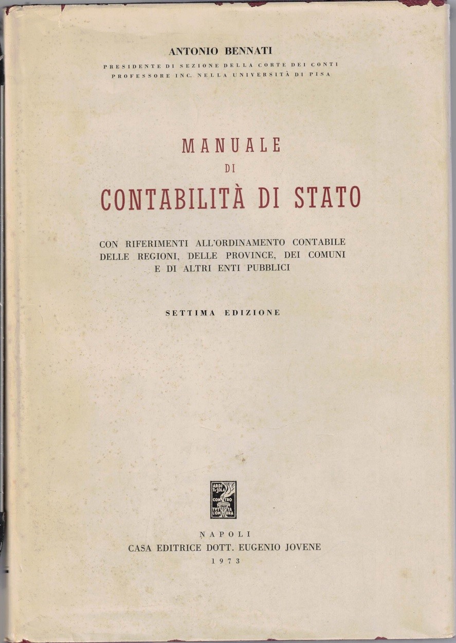 Bennati, Manuale di contabilità di Stato