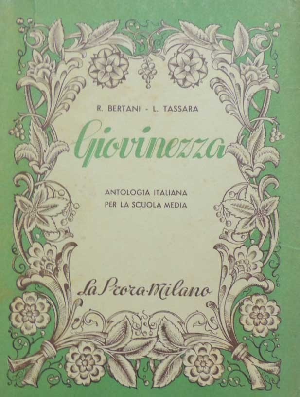Bertani, Tassara, Giovinezza. Antologia per la scuola media
