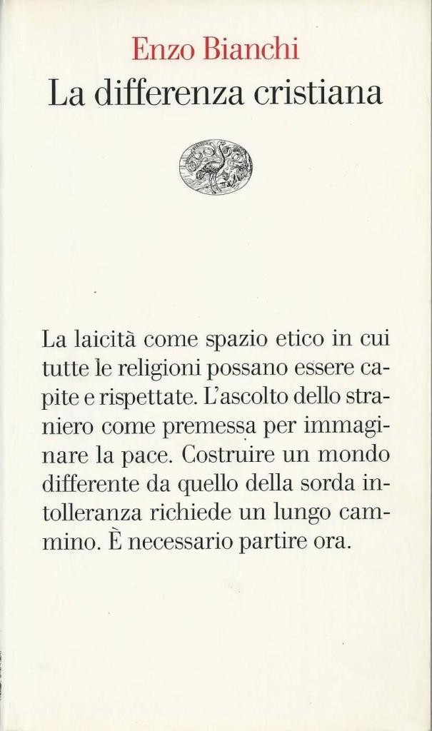 Bianchi, La differenza cristiana