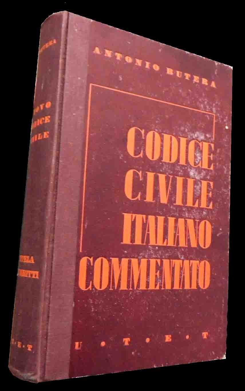 Butera, Il codice civile italiano commentato secondo l’ordine degli articoli. …