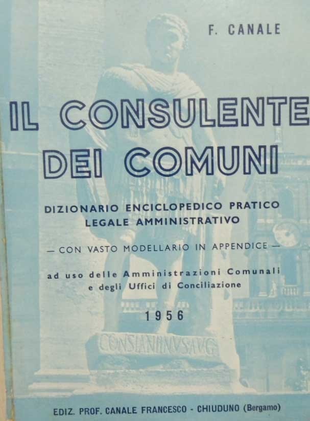Canale, Il consulente dei comuni