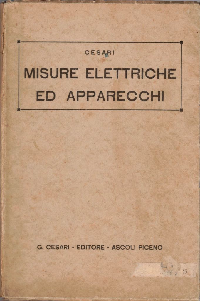 Cesari, Misure elettriche ed apparecchi