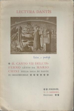 Chini, Il Canto VII dell’Inferno letto nella Sala di Dante …