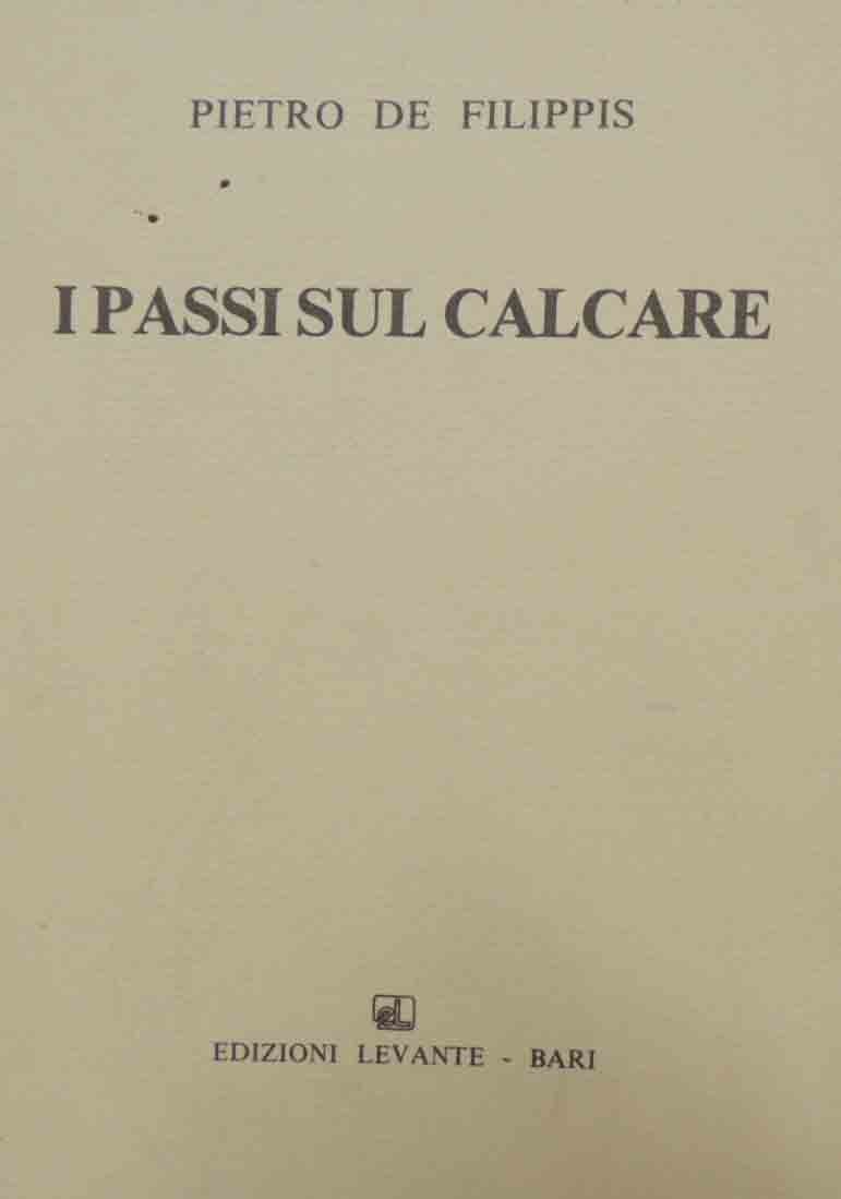 De Filippis, I passi sul calcare