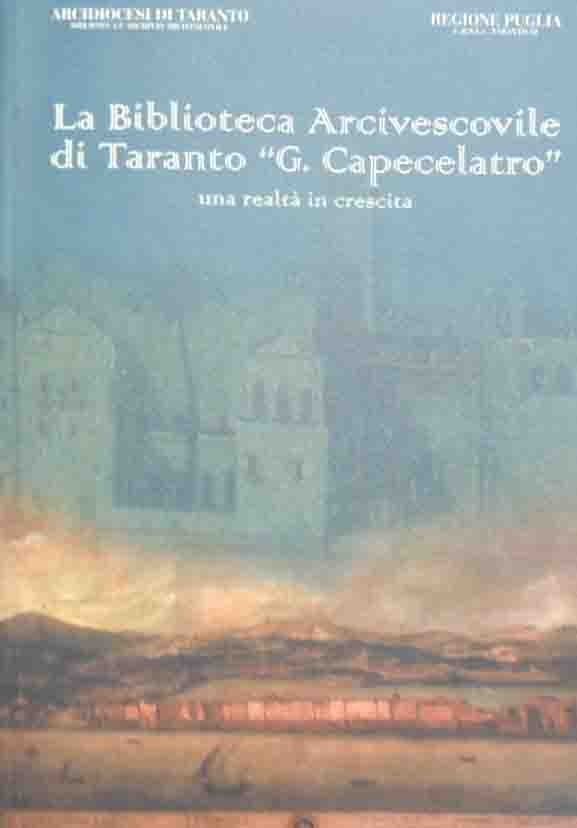 De Marco et al., La Biblioteca Arcivescovile di Taranto G. …