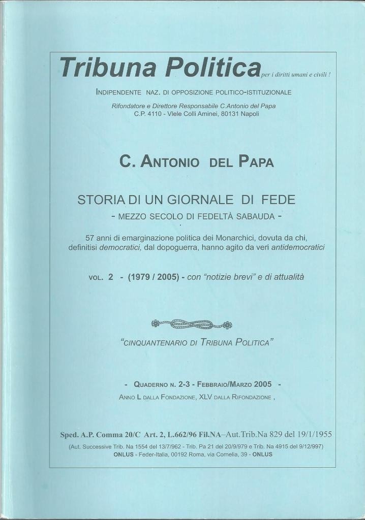del Papa, Storia di un giornale di fede. Mezzo secolo …