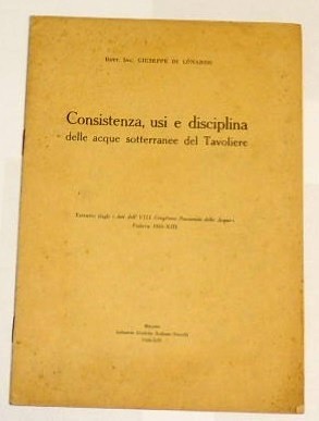 Di Lonardo, Consistenza, usi e disciplina delle acque sotterranee del …