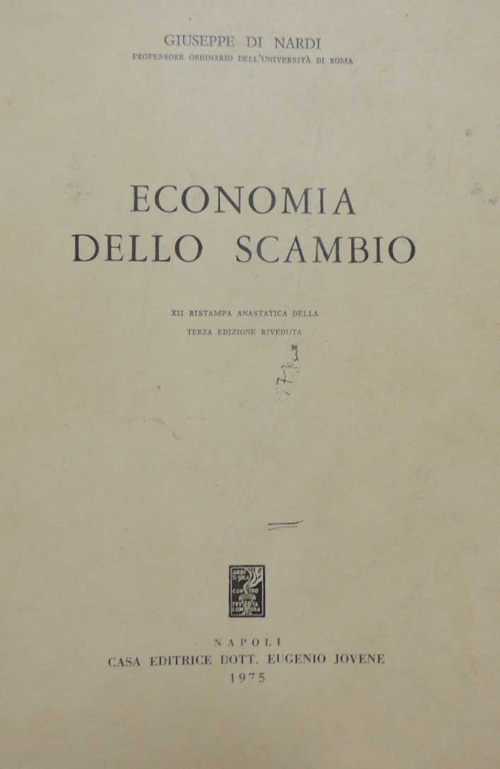 Di Nardi, Economia dello scambio