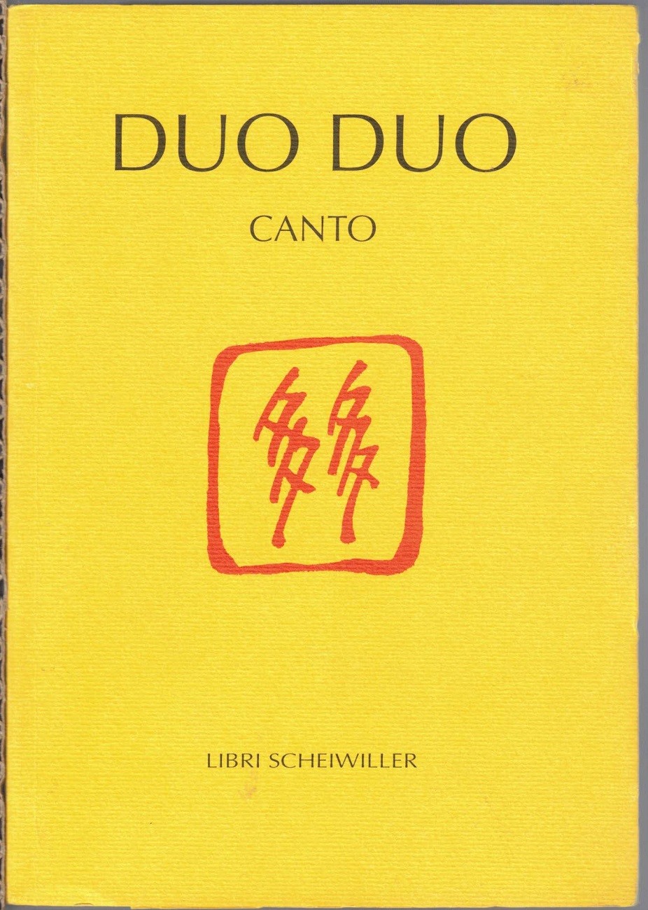 Duo Duo (Li Shizheng), Canto, a cura di G. Tamburello
