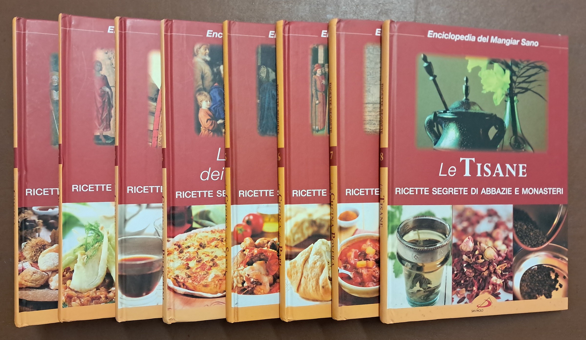 Enciclopedia del mangiar sano, San Paolo, 2008, 8 voll.