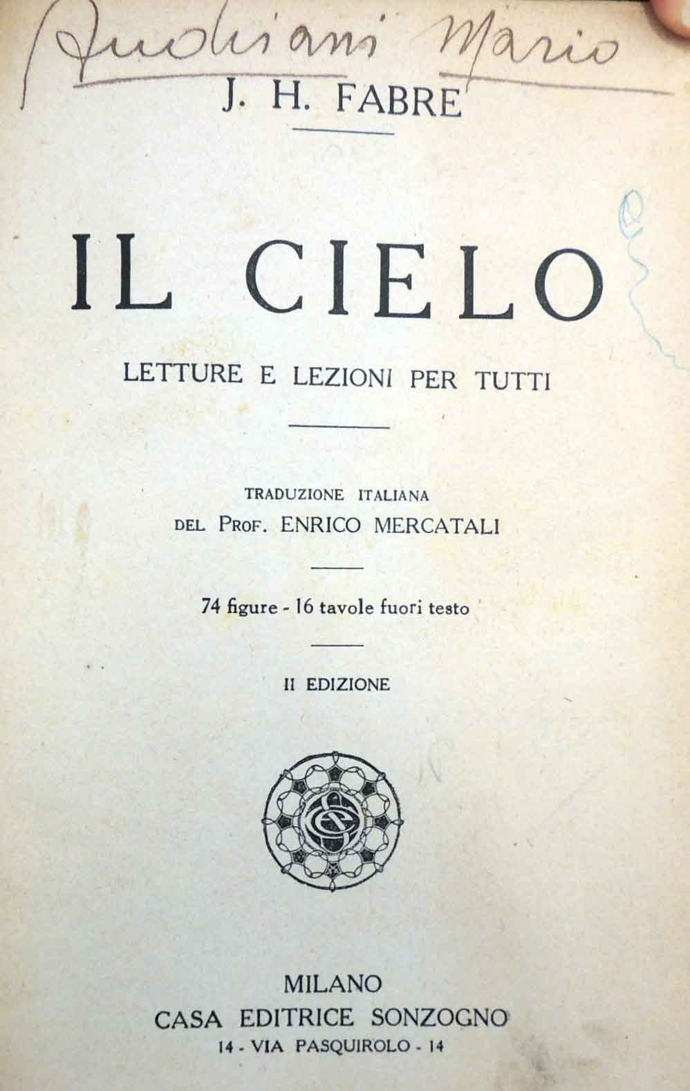 Fabre, Il cielo. Letture e lezioni per tutti