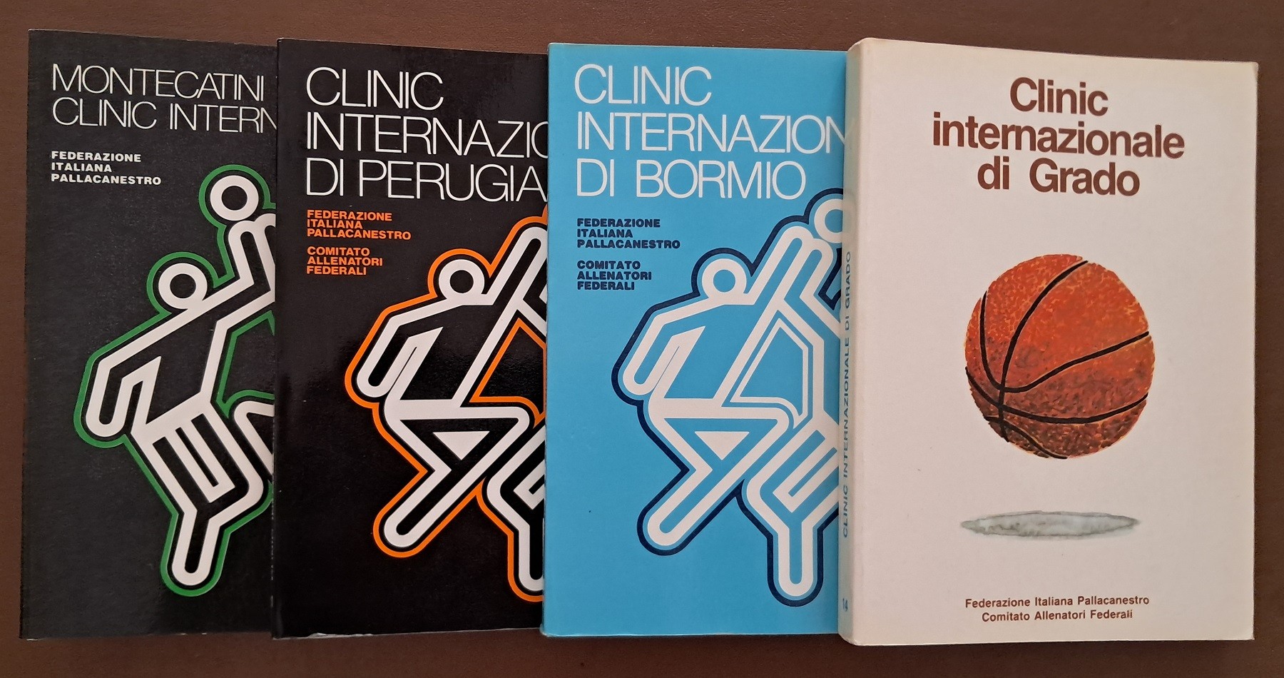 Fed. Italiana Pallacanestro, Clinic Internazionale di Montecatini, Perugia, Bormio, Grado, …