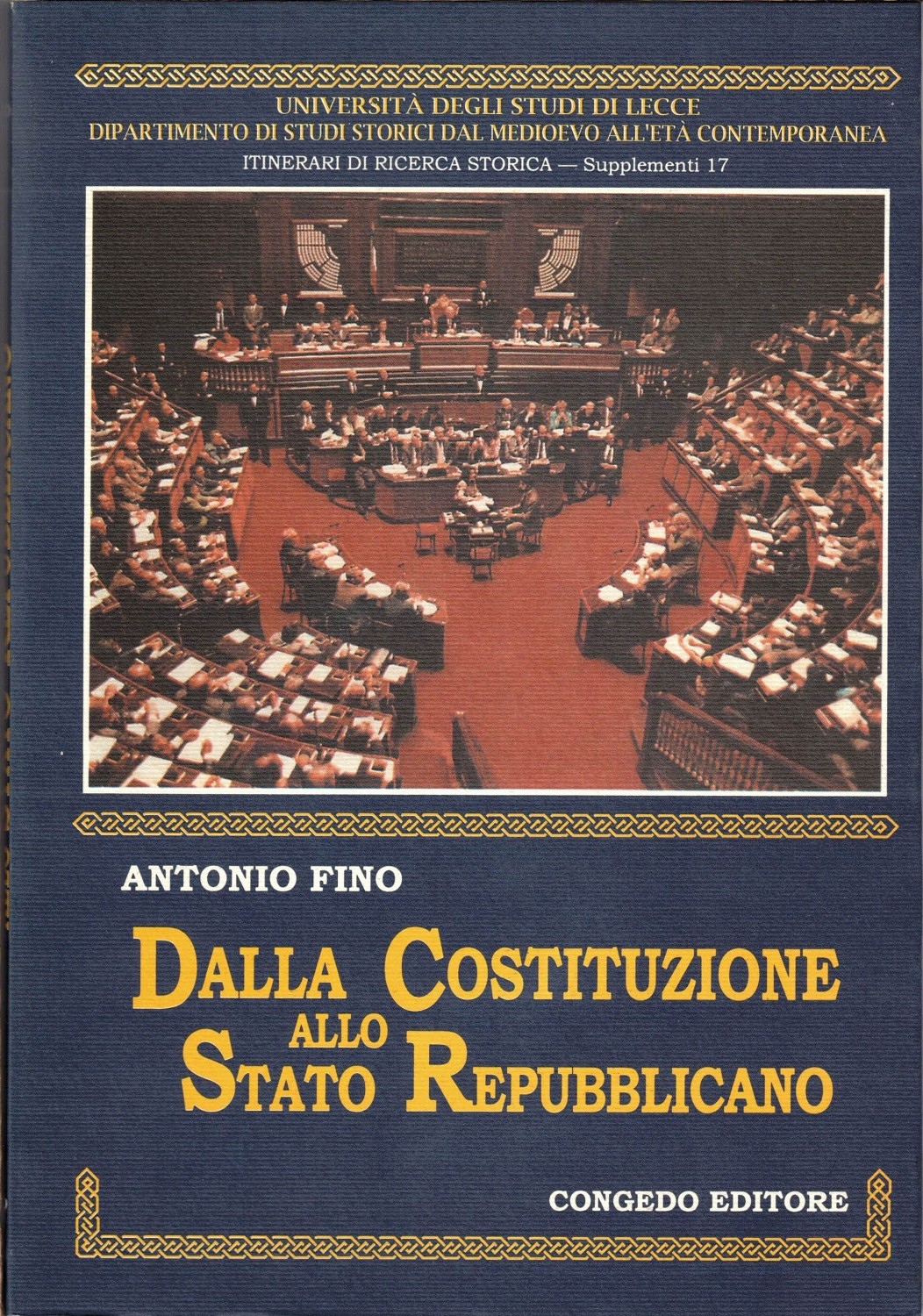 Fino, Dalla Costituzione allo Stato Repubblicano. Momenti e problemi dell’Italia …