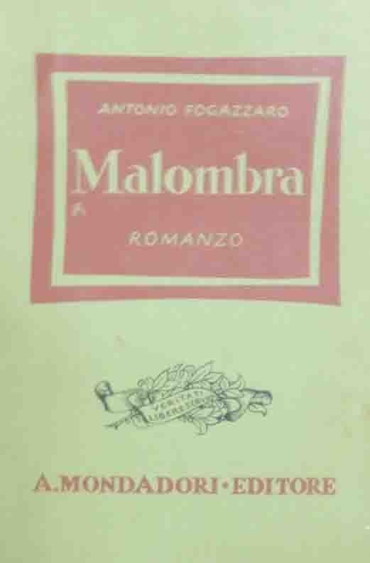 Fogazzaro, Malombra. Romanzo