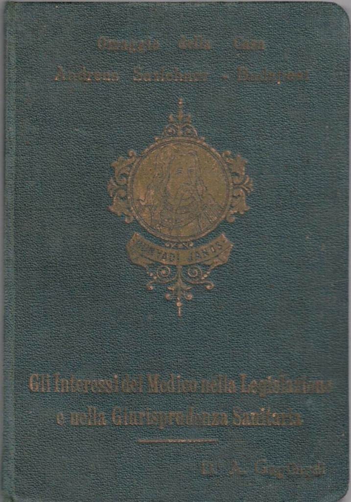 Gagliardi, Gli interessi del medico nella legislazione e nella giurisprudenza …