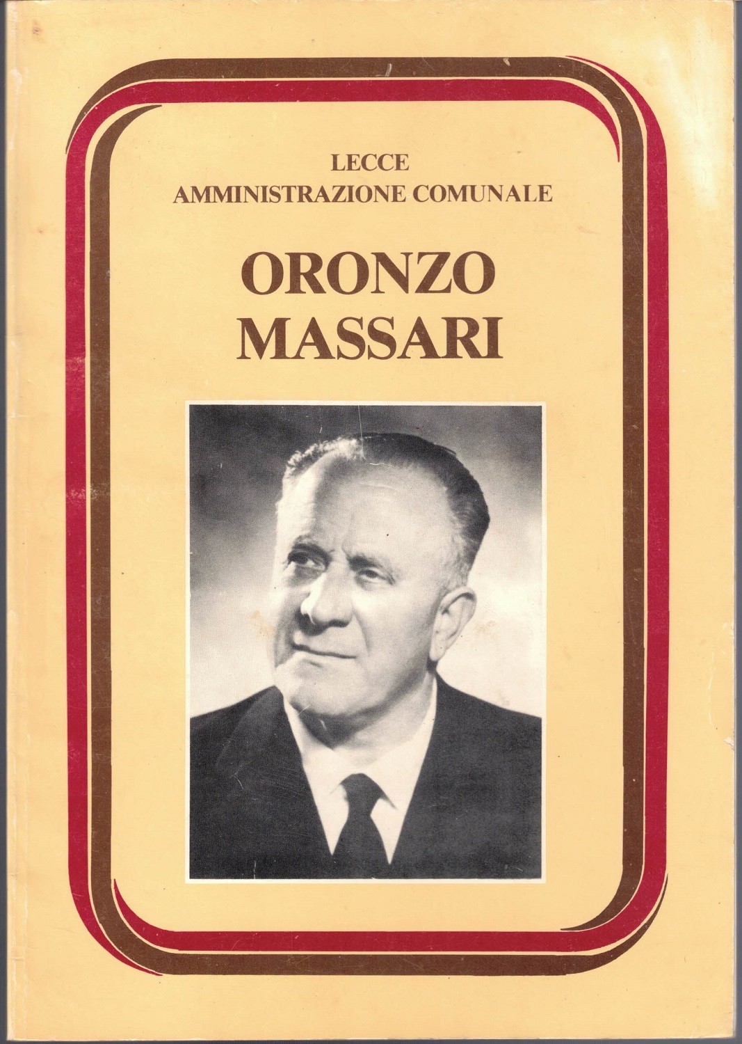 Giardiniero, Fumarola Mauro, Commemorazione di Oronzo Massari