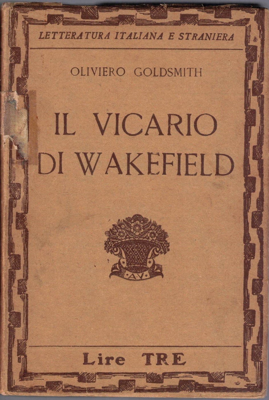 Goldsmith, Il vicario di Wakerfield