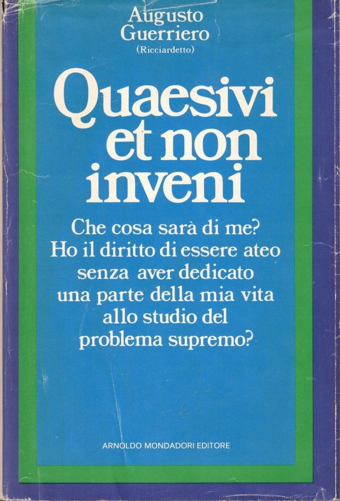 Guerriero (Ricciardetto), Quaesivi et non inveni