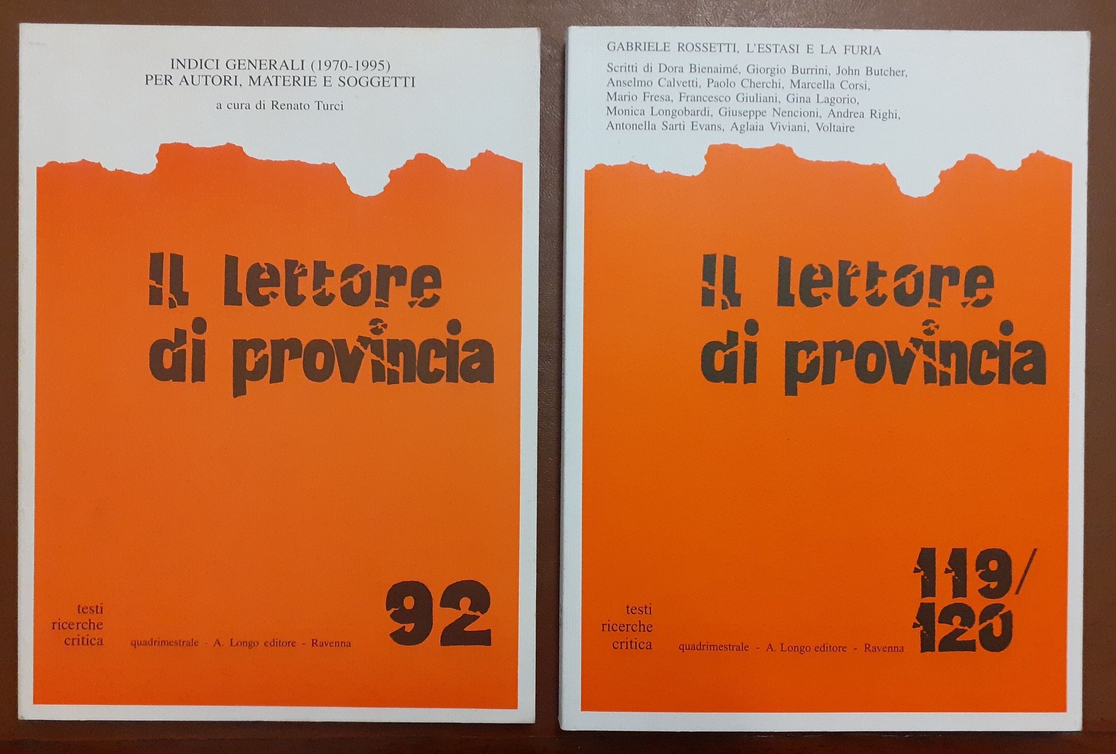 Il lettore di provincia, a. XXVI, n. 92, aprile 1995 …