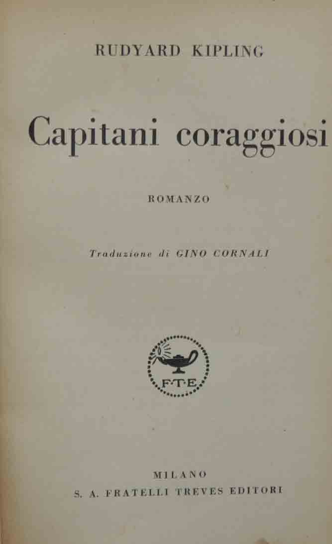 Kipling, Capitani coraggiosi. Romanzo