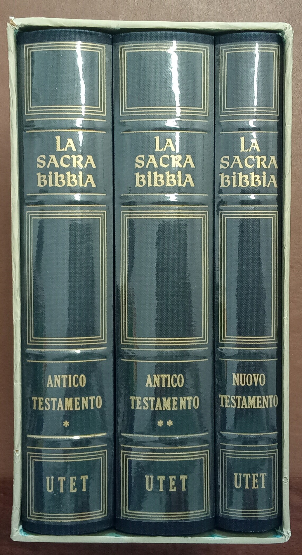 La Sacra Bibbia, Utet, 1963, 3 voll.