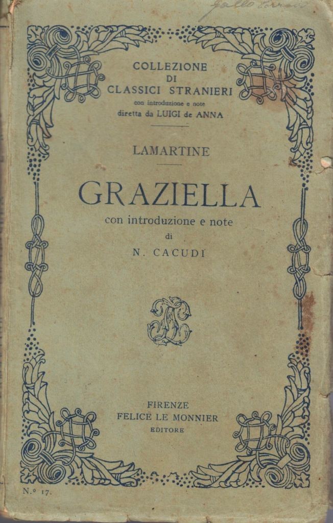 Lamartine, Graziella, con introduzione e note di N. Cacudi