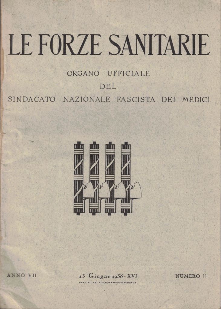 Le forze sanitarie, a. VII, n. 11, 15 giugno 1938