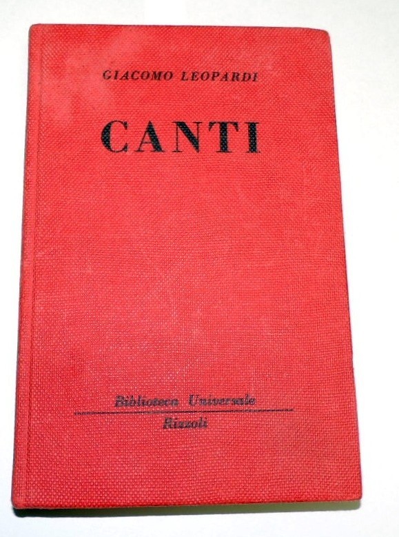 Leopardi, Canti