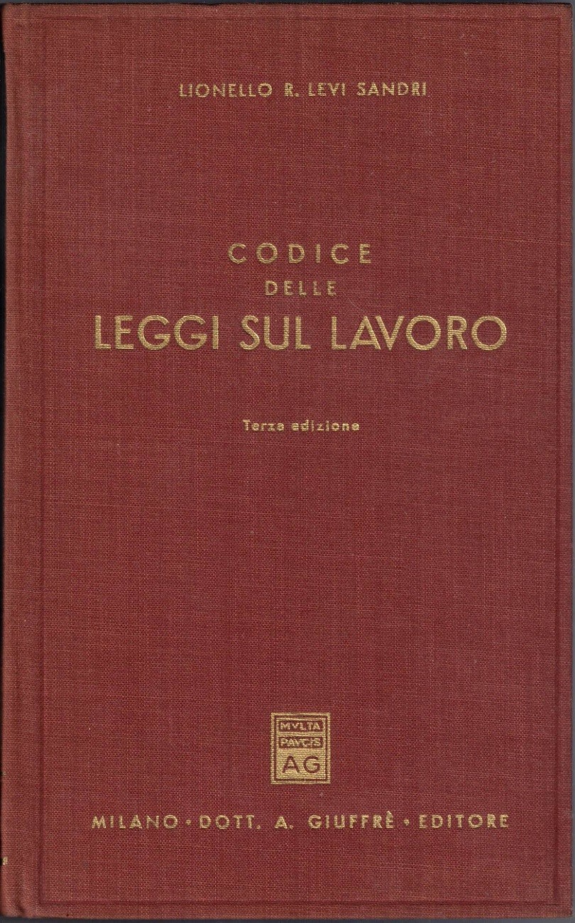 Levi Sandri, Codice delle leggi sul lavoro