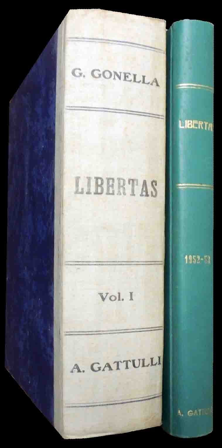 Libertas. Settimanale della D.C., aa. I-II, 1952-1953, 28 numeri rilegati, …