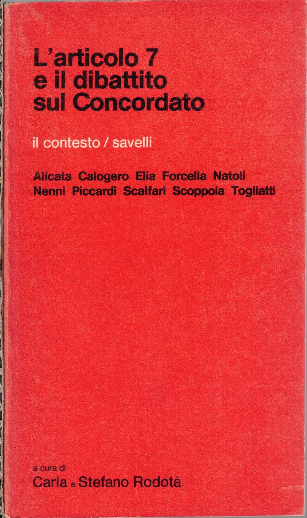 M. Alicata et al., L’articolo 7 e il dibattito sul …