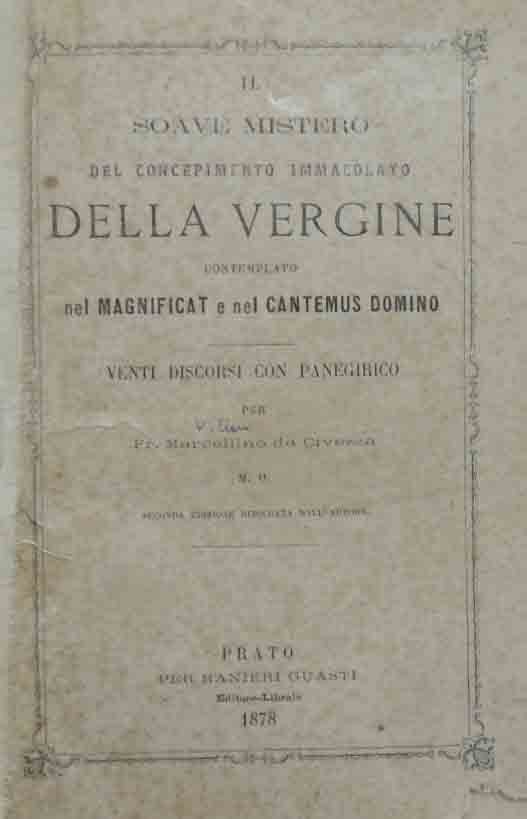 Marcellino da Civezza, Il soave mistero del concepimento immacolato della …