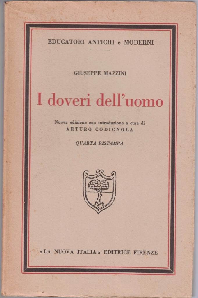 Mazzini, I doveri dell’uomo