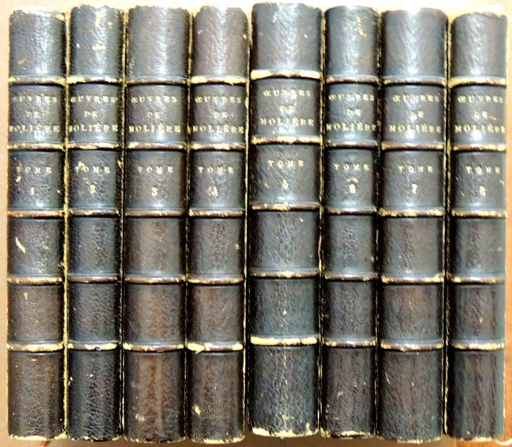 Molière, Les oeuvres avec notes et variantes par Alphonse Pauly, …