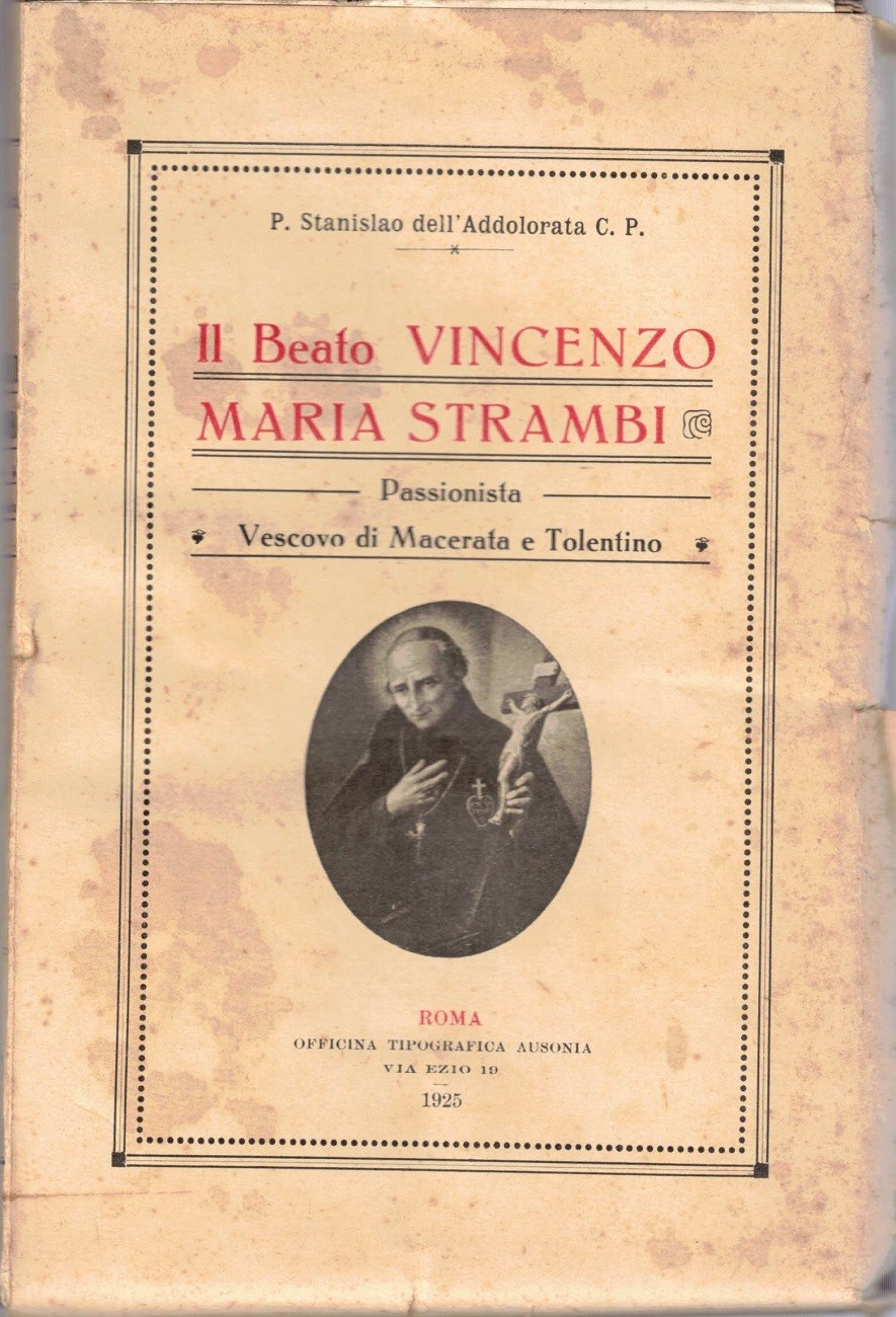 P. Stanislao dell’Addolorata, Il Beato Vincenzo Maria Strambi