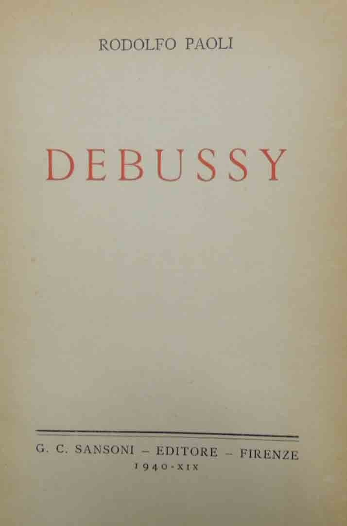 Paoli, Debussy